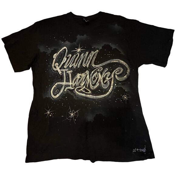 One Of A Kind, Airbrush, Signed JEF STAR - Short Sleeve T Shirt Size L - Picture 1 of 9